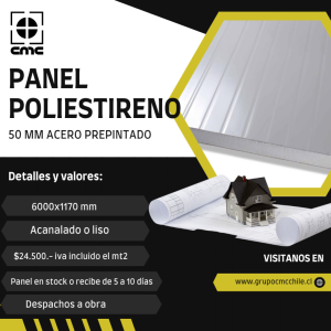 Termo panel de isopol 50 mm